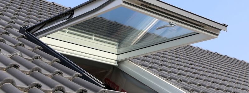 Offenes Dachfenster